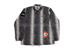 Supreme The North Face Snakeskin Taped Seam Coaches Jacket SS18 Black