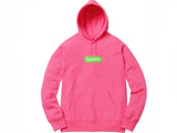 Supreme Box Logo Hooded Sweatshirt Magenta FW17