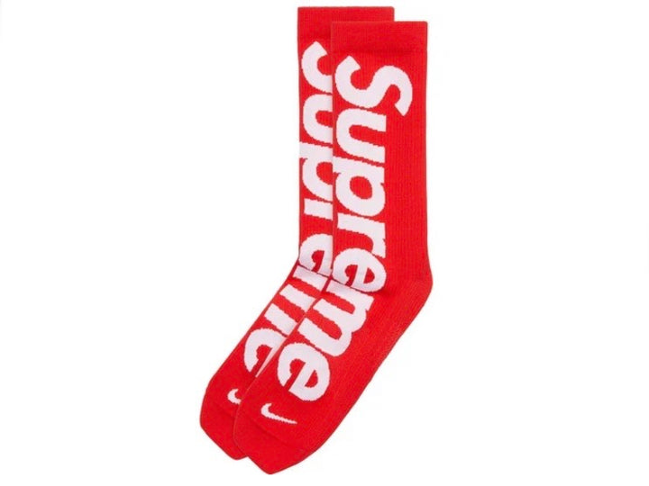 Supreme Nike Lightweight Crew Socks (1 Pack) Red SS21