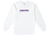 Supreme The Real Shit Long Sleeve T-shirt White SS19