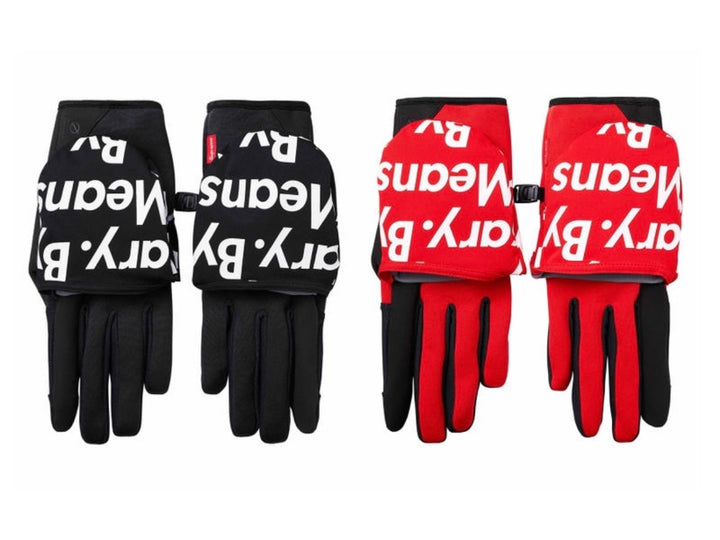 Supreme North Face By Any Means Necessary Gloves FW15