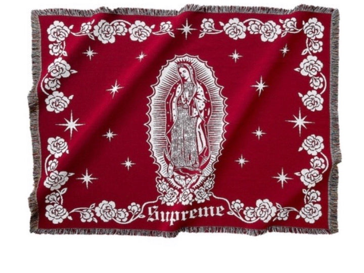 Supreme Virgin Mary Blanket Red FW18