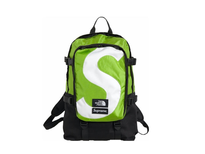 Supreme The North Face S Logo Expedition Backpack Lime SS20