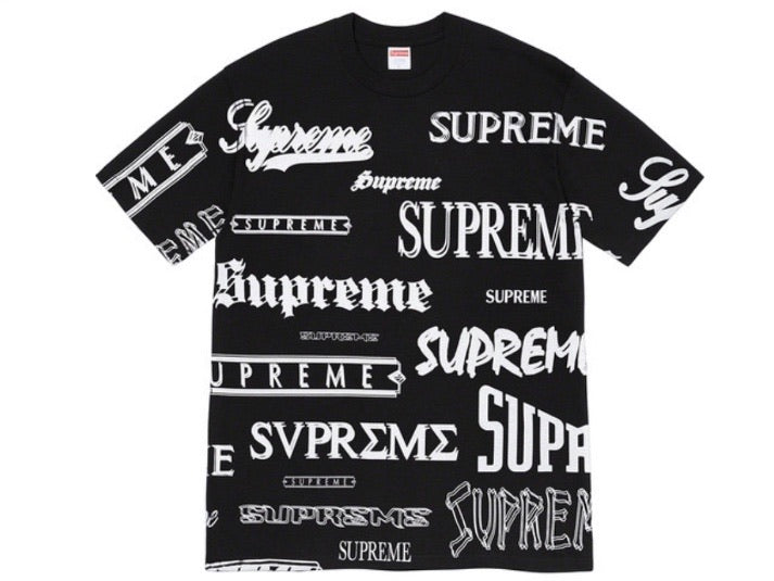 Supreme Multi Logo T-shirt Black FW20
