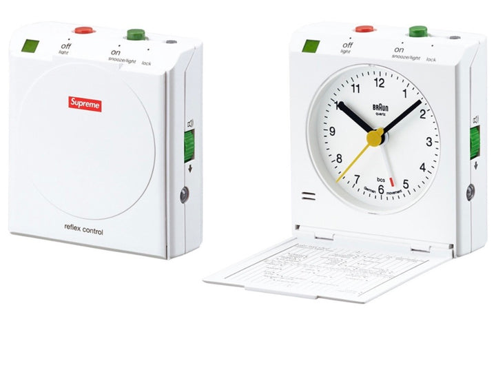 Supreme x Braun Travel Alarm Clock SS15