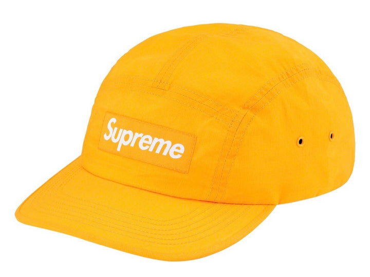 Supreme Dry Wax Cotton Camp Cap Yellow FW20
