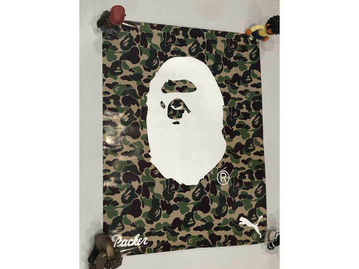 BAPE x Packer x Puma Ape Head POSTER (2015)