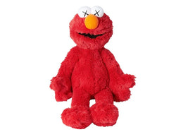 KAWS x Sesame Street x Uniqlo Elmo Plush Toy Red FW18