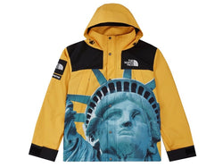 Supreme The North Face Statue of Liberty Mountain Jacket Yellow FW19