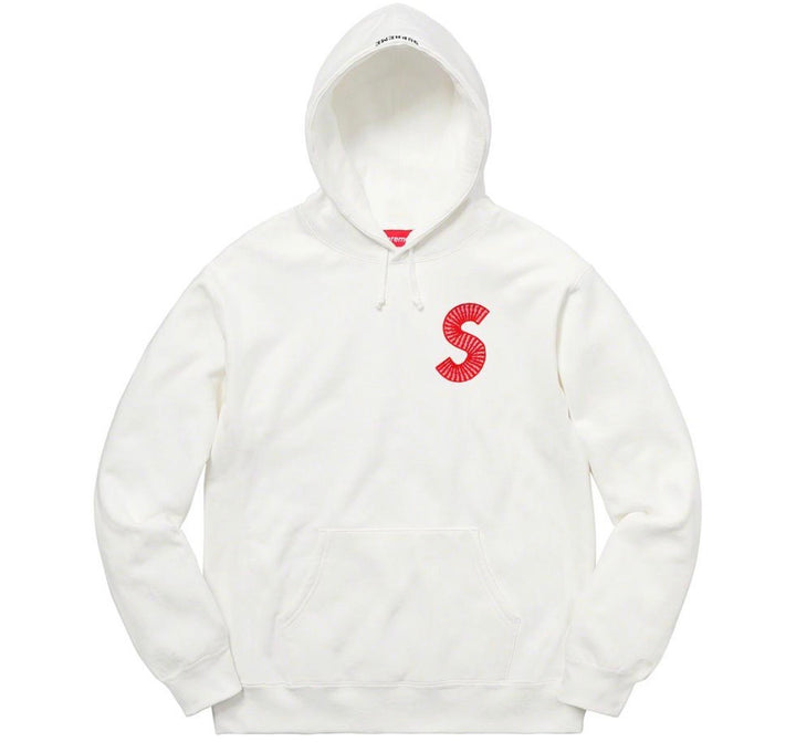 Supreme S Logo Hooded Sweatshirt FW20 - White