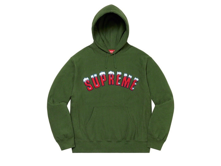 Supreme Icy Arc Hooded Sweatshirt Green FW20