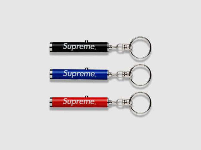 Supreme Flashlight Keychain 2010