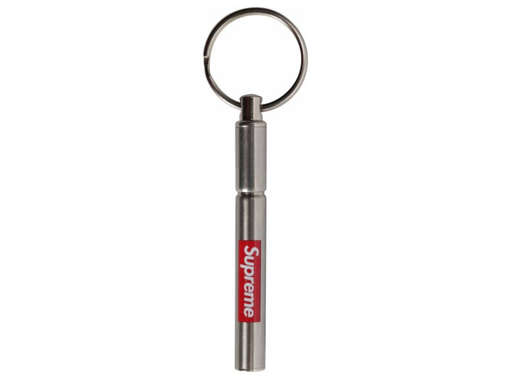 Supreme True Utility Telepen Keychain Silver SS17