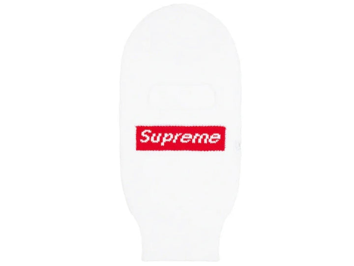 Supreme x New Era Box Logo Balaclava White FW22