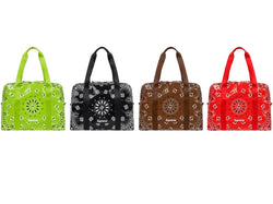 Supreme Bandana Tarp Small Duffle Bag SS21