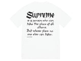 Supreme Person T-shirt White SS22