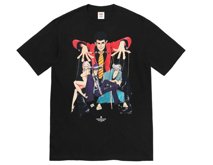 Supreme UNDERCOVER Lupin Tee Black SS23