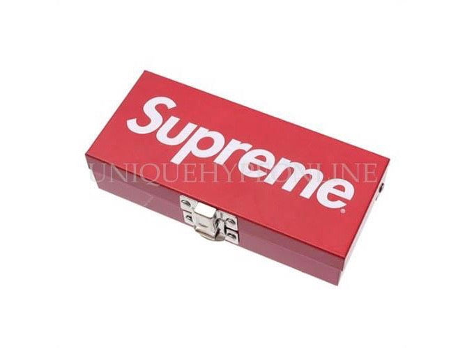 Supreme Small Metal Storage Box Red SS17