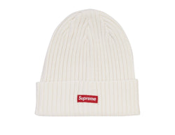 Supreme Overdyed Ribbed Beanie White SS20