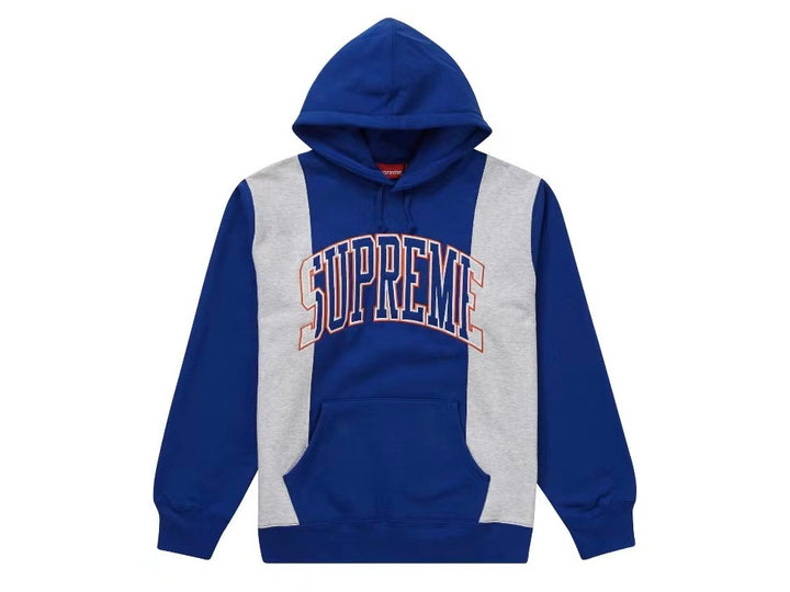 Supreme Paneled Arc Hooded Sweatshirt Royal FW19