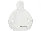Supreme x Comme des Garcons SHIRT CDG Split Box Logo Hooded Sweatshirt White FW18