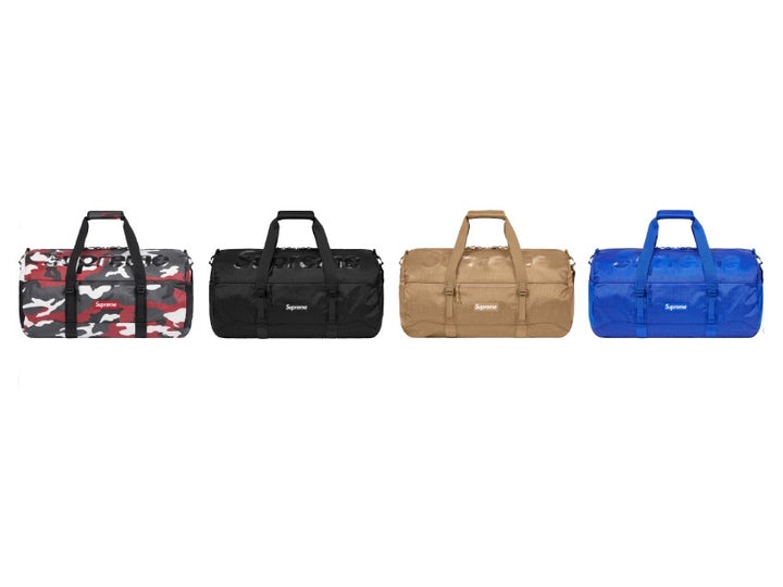 Supreme Logo Duffle Bag ss 21 in Black