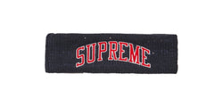 Supreme New Era Sequin Arc Logo Headband Navy FW18