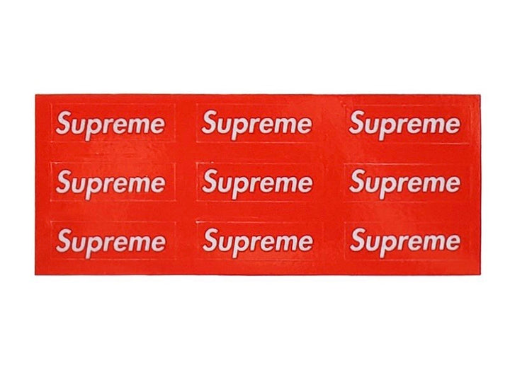 Supreme 3M Box Logo Sticker Red