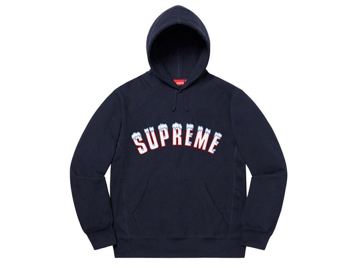 Supreme Icy Arc Hooded Sweatshirt Navy FW20