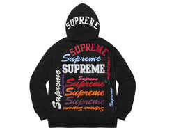 Supreme Multi Logo Hooded Sweatshirt Black FW21