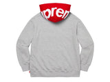 Supreme Contrast Hooded Sweatshirt Heather Grey FW21