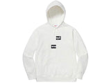 Supreme x Comme des Garcons SHIRT CDG Split Box Logo Hooded Sweatshirt White FW18
