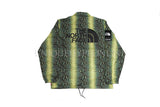Supreme The North Face Snakeskin Taped Seam Coaches Jacket SS18 Green