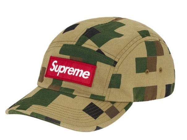 Supreme Military Camp Cap Olive Digi Camo FW20