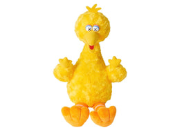 KAWS x Sesame Street x Uniqlo Big Bird Plush Toy Yellow FW18