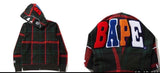 Bape Green Plaid Hoodie