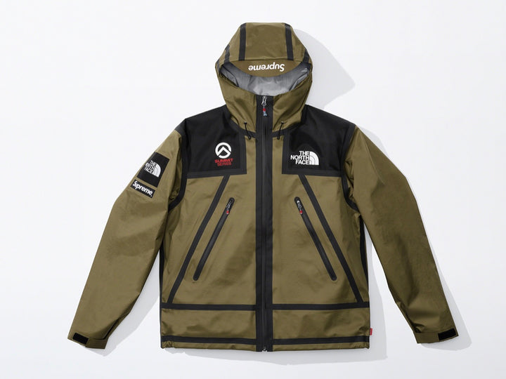 Supreme x The North Face Summit Series Outer Tape Seam Shell Jacket Olive SS21