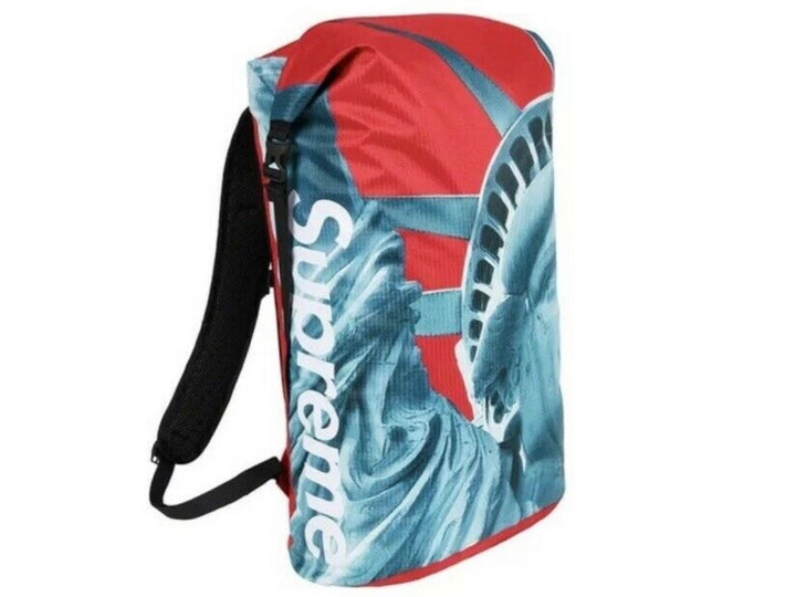 Supreme North Face Statue of Liberty Waterproof Backpack Red FW19