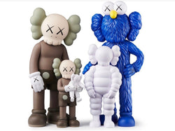 Kaws Family Figures Brown/Blue/White